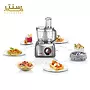 نمای روبه رویی غذاساز بوش مدل mcm68885 با خوراکی های تهیه شده
