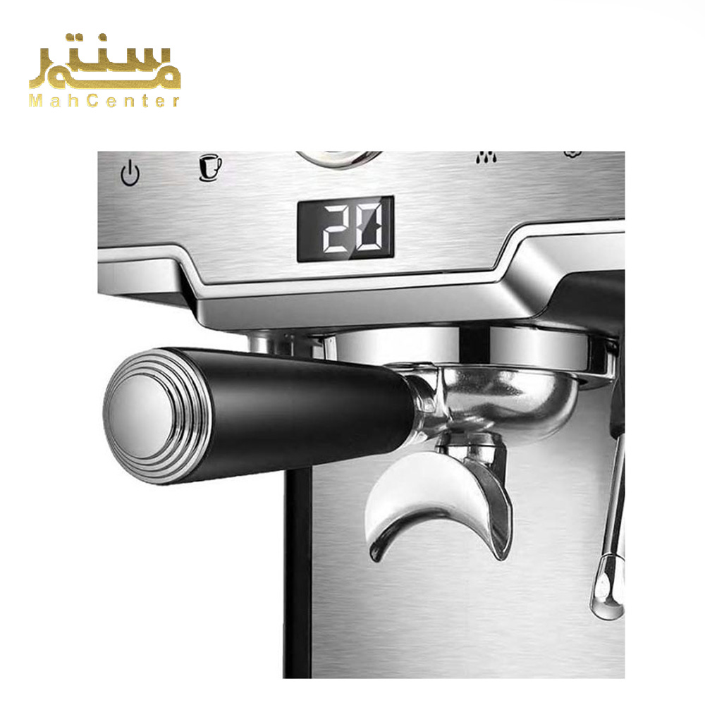 اسپرسوساز میسل مدل ME-131 SPE با بدنه استیل ضدزنگ براق، طراحی مدرن و مناسب برای آشپزخانه‌های لوکس.