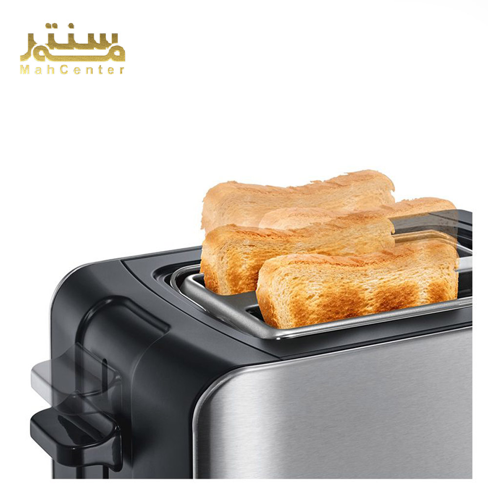 نمای نزدیک از پنل کنترل توستر بوش TAT6A913