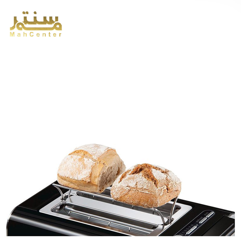 دستگاه توستر بوش مدل TAT8613 مجهز به فناوری Mirror Heating برای گرمایش یکسان دو طرف نان.