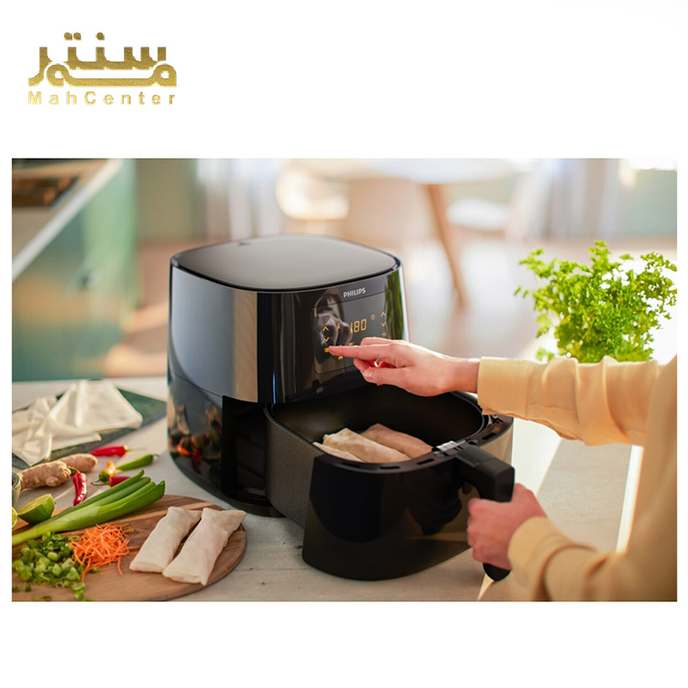دستگاه سرخ کن بدون روغن فیلیپس HD9270 با 7 برنامه پخت پیش‌فرض برای انواع غذاهای خوشمزه.