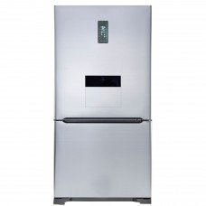 یخچال فریزر پایین هوم بار هیمالیا مدل امگا پلاس HRFN605hb - استیل