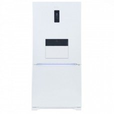 یخچال فریزر پایین هوم بار هیمالیا مدل امگا پلاس HRFN605hb - سفید چرم