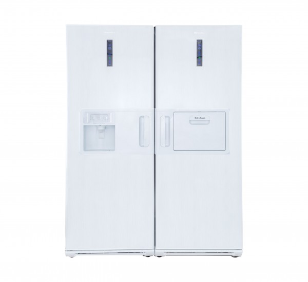 یخچال فریزر دوقلو هیمالیا مدل دلتا پلاس NR440d+ /+NF280d -سفید چرم