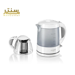 چای‌ساز بوش مدل TTA2201 در حال دم کردن چای در آشپزخانه