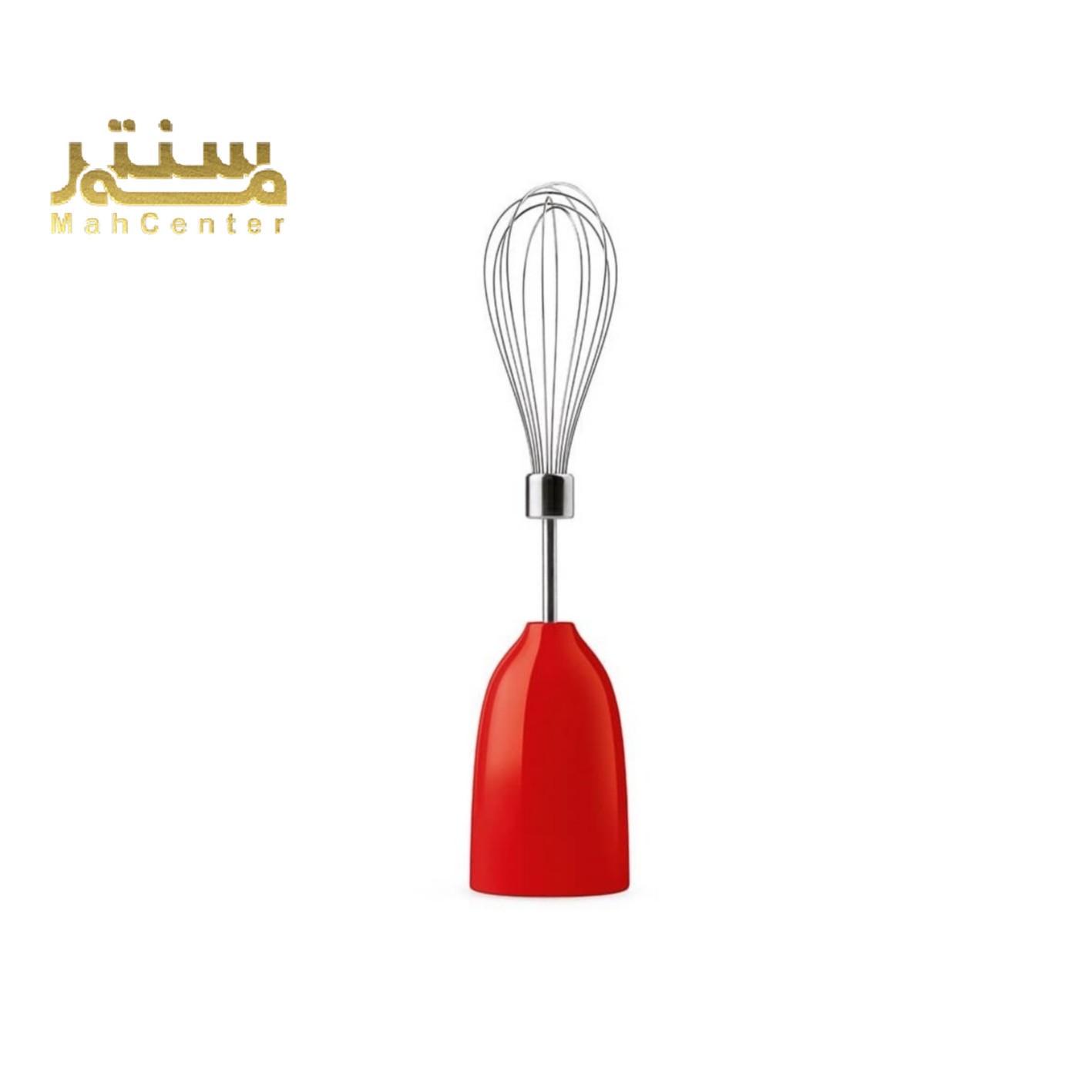 همزن دستی اسمگ مدل HBF22 رنگ قرمز با تیغه‌های استیل ضدزنگ و عملکرد توربو.