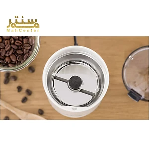 دستگاه آسیاب قهوه بوش TSM6A011W با تیغه‌های استیل ضدزنگ برای آسیاب دقیق.