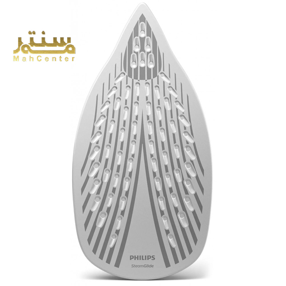 اتو بخار فیلیپس مدل GC4535 با کفی استیم‌گلاید پلاس و بدنه آبی رنگ، مناسب برای اتوکشی انواع پارچه.