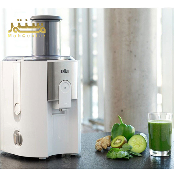 نمای کناری آبمیوه گیری بروان مدل j500