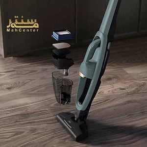 جاروشارژی ایستاده آاگ مدل QX6-1-40OG با مخزن 0.3 لیتری و فیلتر بهداشتی 99.9%.