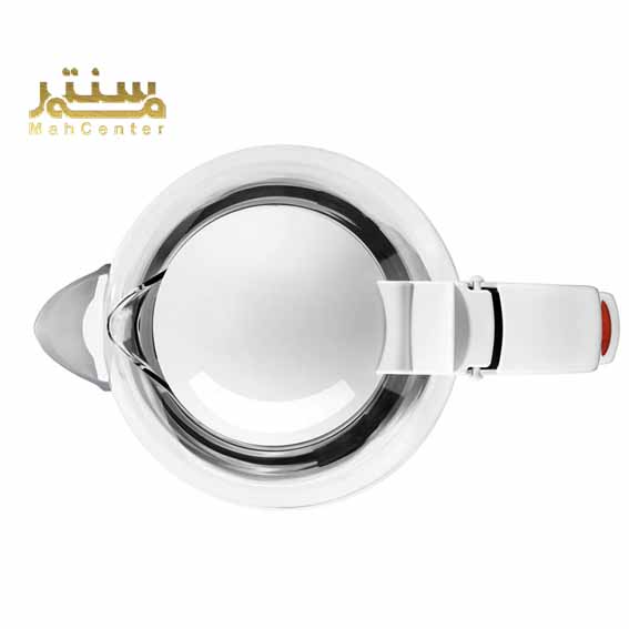 نمای نزدیک از قوری پیرکس چای‌ساز بوش TTA2201