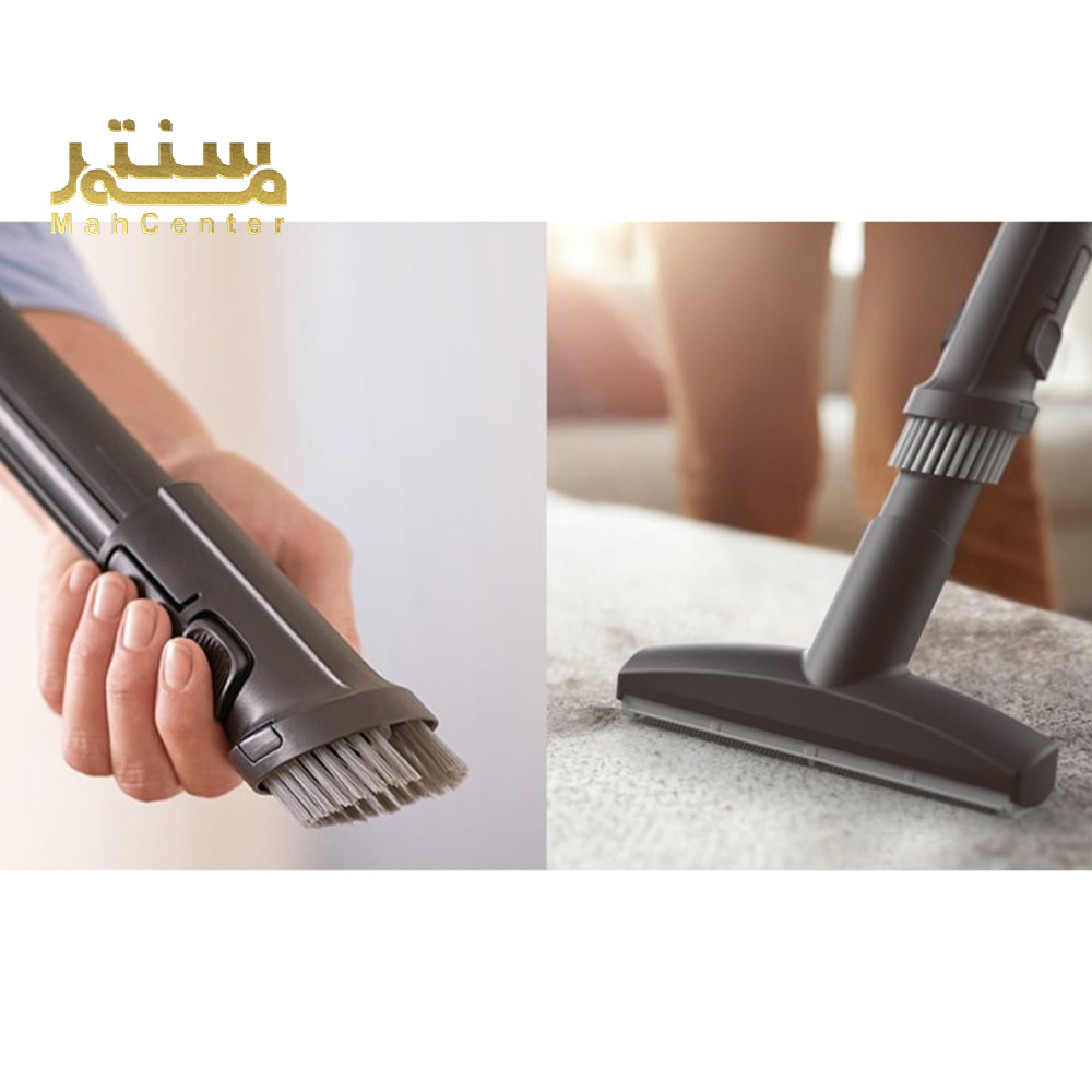 جاروبرقی فیلیپس XD8052/12 با لوله تلسکوپی فلزی قابل تنظیم برای راحتی کاربر.