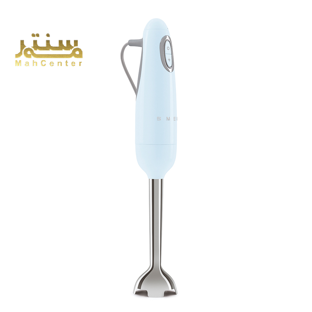 گوشت کوب برقی اسمگ HBF22 با طراحی ارگونومیک و رنگ آبی جذاب برای آشپزی آسان.