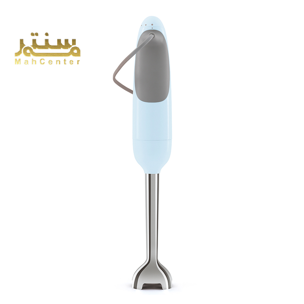 اسمگ HBF22 آبی پاستیلی، مجهز به خردکن کوچک و پوره‌ساز برای آشپزی حرفه‌ای.