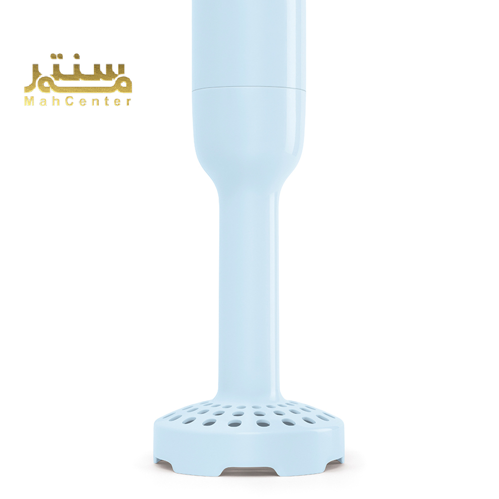 دستگاه آماده‌سازی غذا اسمگ HBF22 آبی پاستیلی با قابلیت تنظیم سرعت و سری همزن بالونی.
