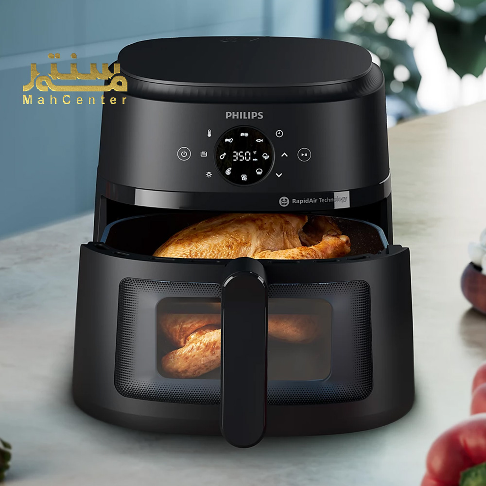 هواپز فیلیپس مدل NA230 با توان 1700 وات و فناوری Rapid Air برای پخت یکنواخت و ترد غذاها.