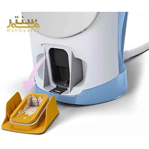تصویری از مخزن رسوب‌گیری اتوی بخار فیلیپس با طراحی کاربردی و قابلیت جدا شدن.