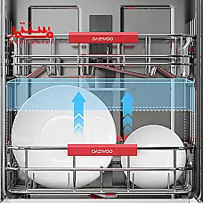ماشین ظرفشویی دوو 14 نفره مدل dw-160w - دوم
