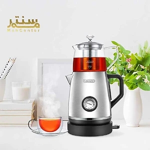 چای‌ساز فلر با صفحه نمایش دیجیتال و دکمه‌های لمسی