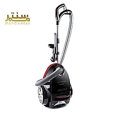 عکس یک جاروبرقی مشکی و قرمز دوو مدل ESPERO با طراحی مدرن و کنترل روی دستگاه. - دوم