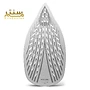 شیارهایی روی کف اتو دیده می‌شه که به نظر میاد برای هدایت یکنواخت بخار روی پارچه طراحی شده.