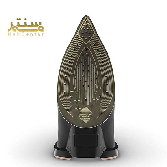 تصویری از کف زیرین اتو بخار تفال مدل 9845 با طراحی زیبا و قابلیت ضد رسوب.