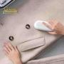 دستگاه پرزگیر در حال تمیز کردن پارچه پشمی.