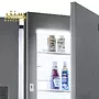 یخچال مجهز به نور داخلی است که باعث می‌شود محتویات داخل یخچال به خوبی دیده شود.