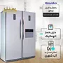 این یخچال دارای دو درب جداگانه برای یخچال و فریزر است که دسترسی به مواد غذایی را آسان‌تر می‌کند.