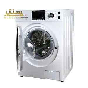 این تصویر یک ماشین لباسشویی پاکشوما مدل TFU-74401 را نشان می دهد که به رنگ سفید است و در یک پس زمینه سفید قرار دارد.