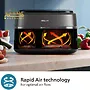 سرخ‌کن فیلیپس با فناوری Rapid Air برای جریان هوای بهینه.