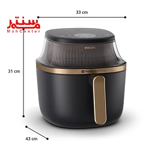 ابعاد سرخ کن بدون روغن فیلیپس 332