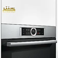 این تصویر یک فر توکار بوش مدل HBG635NS1 را نشان می‌دهد که در حالت نمایش است. - دوم