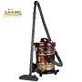 یک جاروبرقی هیتاچی CV950F24CBSWR در پس زمینه سفید نشان داده شده است. این جاروبرقی قرمز و مشکی است و دارای یک دسته، یک شلنگ و یک نازل است.
