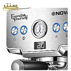 این دستگاه به رنگ نقره ای و مشکی است و دارای طراحی مدرن و جذابی است. - دوم