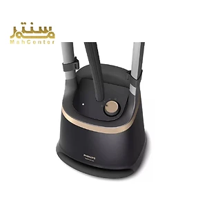 این دستگاه دارای طراحی مدرن و جذاب با بدنه مشکی و جزئیات طلایی رنگ است