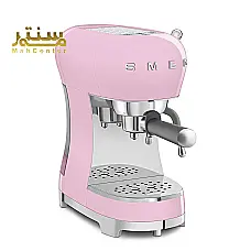 تصویری از اسپرسوساز کرمی‌رنگ Smeg با طراحی کلاسیک و مدرن. - دوم