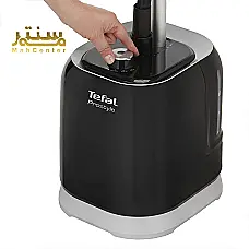 اتو بخارگر ایستاده تفال مدل QT1510 با طراحی شیک و مدرن، بدنه مشکی و نقره‌ای، مناسب برای اتوکشی انواع لباس. - دوم