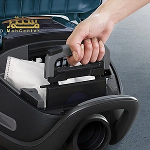 این دستگاه یک جاروبرقی استوانه ای است که برای تمیز کردن فرش ها، کف ها و اثاثه یا لوازم داخلی استفاده می شود.