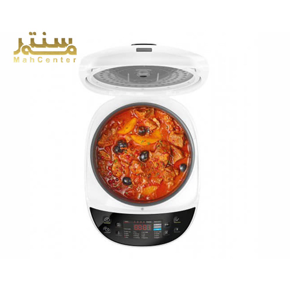 این تصویر یک دستگاه پلوپز/بخارپز چندکاره بوش را نشان می‌دهد