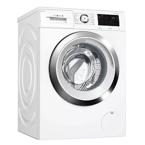 این تصویر یک ماشین لباسشویی بوش مدل WAT28682ME را نشان می‌دهد.