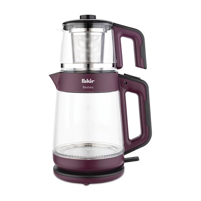 یک چای ساز Fakir Bestea در پس زمینه سفید.