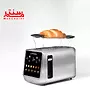 توستر نوتریکوک مدل 401 که پایه نان گرن کن دارد و یک کروسان روی آن قرار دارد