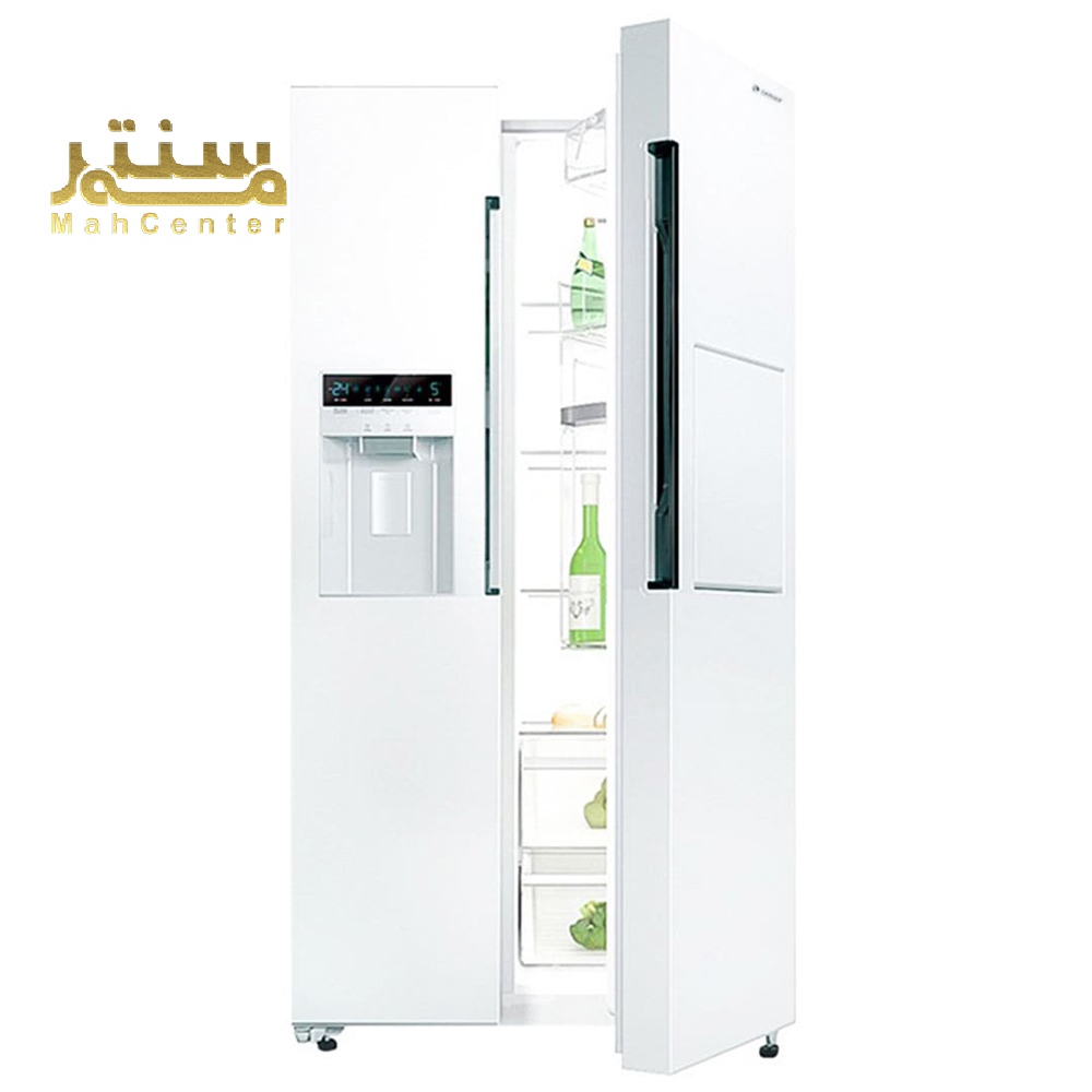 این تصویر یک یخچال فریزر مدرن و کارآمد از برند Snowa را نشان می‌دهد. این یخچال با طراحی زیبا و امکانات پیشرفته، یک وسیله آشپزخانه با کیفیت و کارایی بالا به نظر می‌رسد.