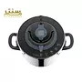 یک قابلمه مشکی و نقره ای Tefal Nutricook+ از بالا، با دکمه ها و عملکردهای مختلف آن که به وضوح نمایش داده شده است