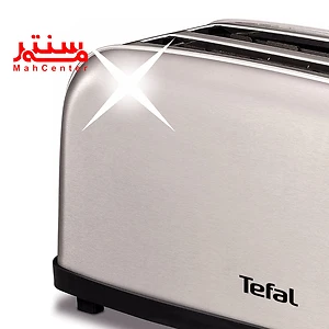 بدنه استیل توستر تفال 330 که روی آن برق افتاده