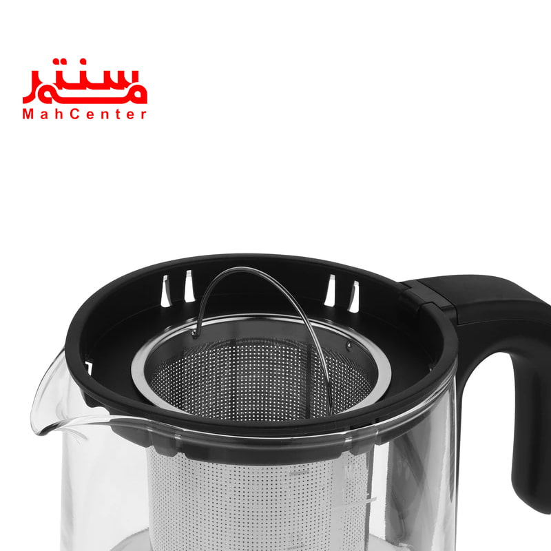 قوری چای ساز وسترن هاوس 1330 که درب ندارد و توری استیل آن مشخص است.