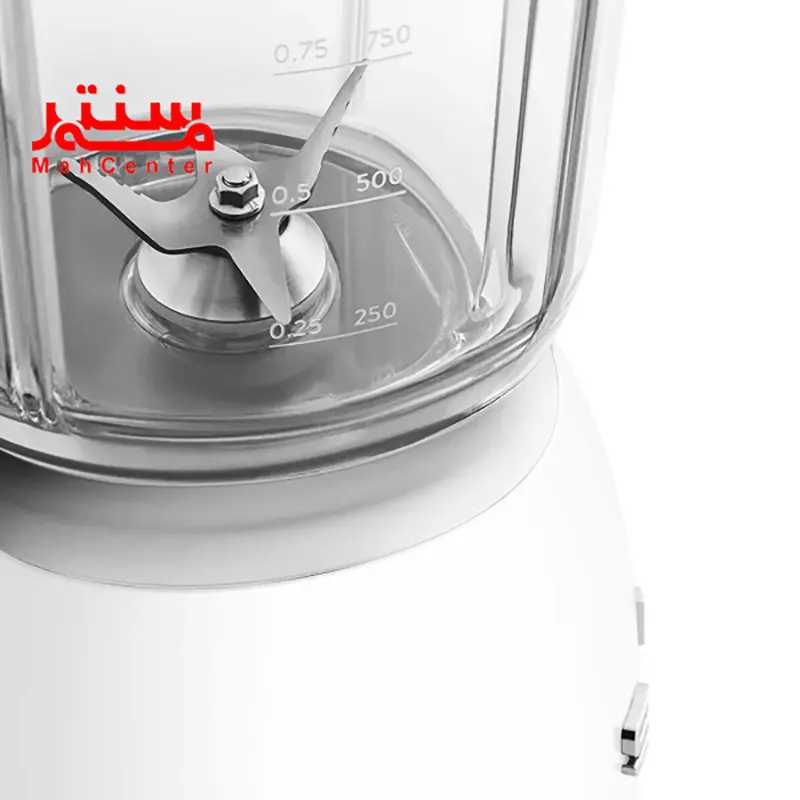 نمای نزدیک از تیغه 4 پره مخلوط کن اسمگ blf03 از جنس استیل ضد زنگ