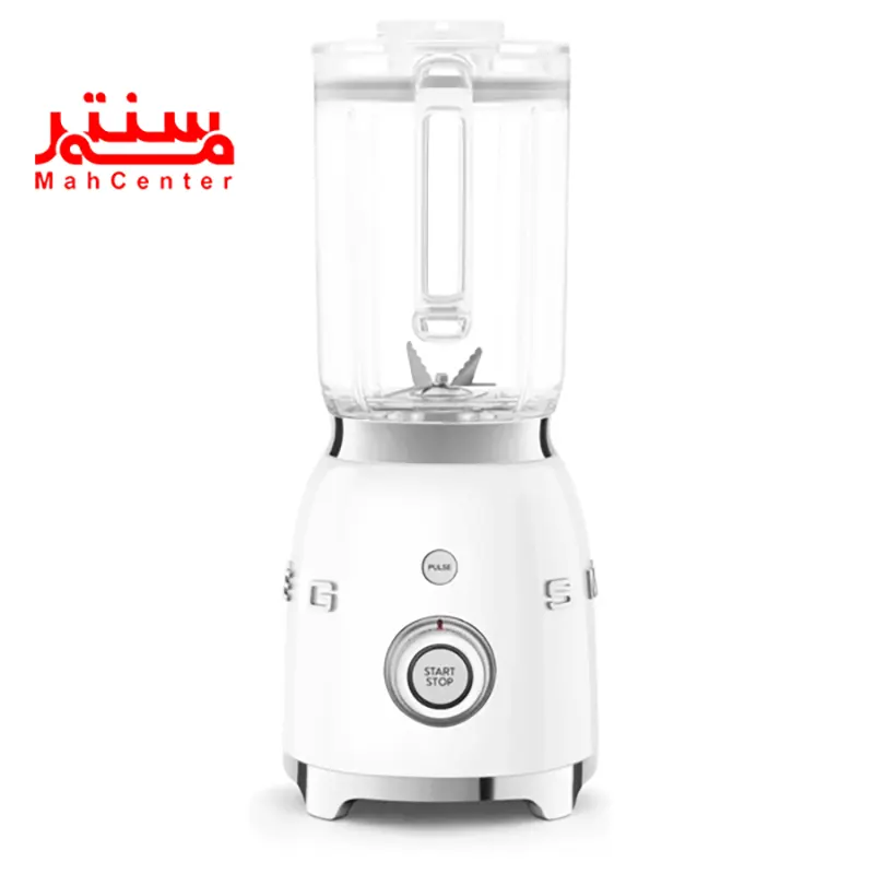 دکمه stop/start و دکمه stop روی بدنه مخلوط کن اسمگ blf03 طراحی شده است