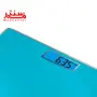 ترازو دیجیتال تفال مدل 1503 که از نزدیک است و صفحه نمایش آن مشخص است.